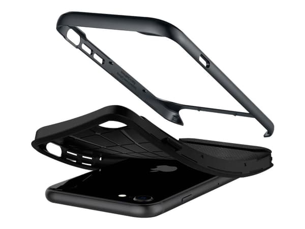 Spigen Neo Hybrid Herringbone - Baksidesskydd för mobiltelefon - polykarbonat, termoplastisk polyuretan (TPU) - metallskiffer - för Apple iPhone 7, 8