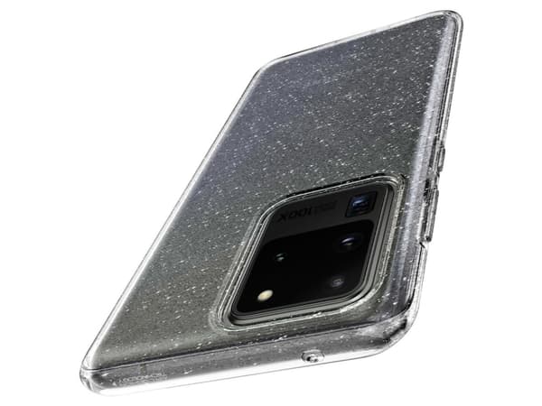 Spigen Crystal Glitter, Omslag, Samsung, Galaxy S20 Ultra, 17,5 cm (6.9"), Transparent