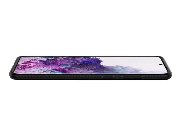 Spigen Liquid Air - Baksidesskydd för mobiltelefon - termoplastisk polyuretan (TPU) - mattsvart - för Samsung Galaxy S20+, S20+ 5G
