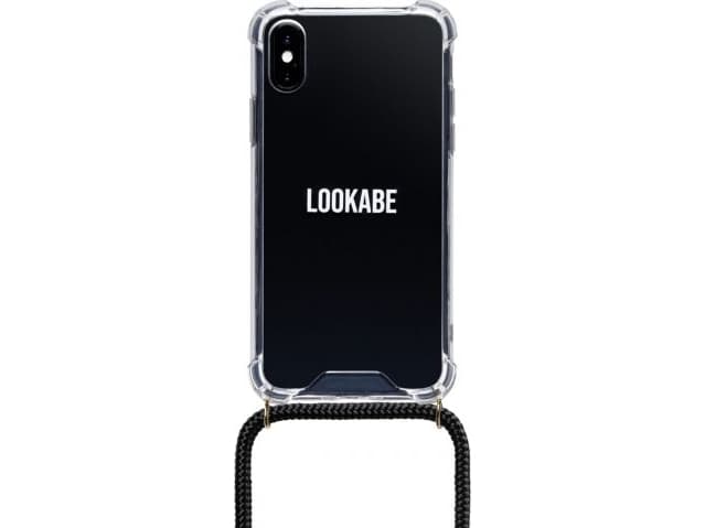 Lookabe LOOKABE Crossbody Phone Clear Case Black | iPhone X/Xs