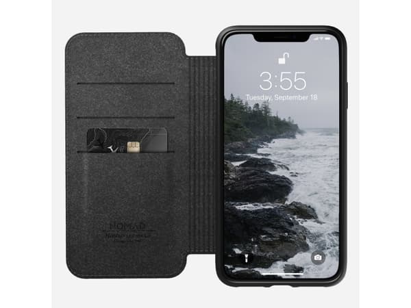 Nomad Rugged, Folio, Apple, 16,5 cm (6.5"), Brun