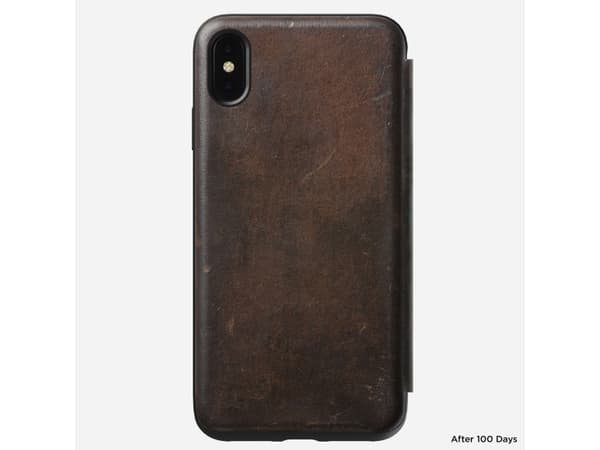 Nomad Rugged, Folio, Apple, 16,5 cm (6.5"), Brun