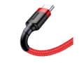 Miniatyrbilde 3 av 5: Baseus CATKLF-U09, Sort, Rød, USB A, USB C, 3 m, Hankjønn, Hankjønn