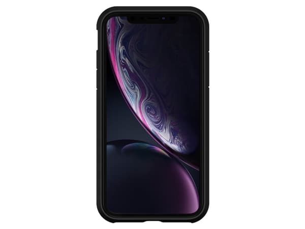 Spigen 064CS24876, Suojus, Apple, iPhone XR, Musta