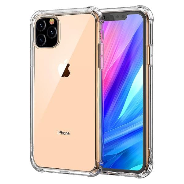 iPhone 11, 11 Pro, 11 Pro Max Transparent extra stöttåligt skal
