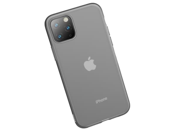 Baseus Riposo Kotelo "SILICA'' iPhone 11 PRO mallit Läpinäkyvä musta