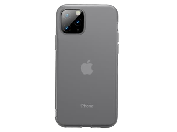 Baseus Riposo Kotelo "SILICA'' iPhone 11 PRO mallit Läpinäkyvä musta