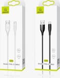 Miniatyrbilde 2 av 3: Kabel USB Usams USB-A - USB-C 1 m Biały (SJ267USB02)