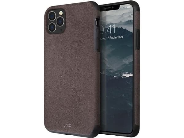 Uniq UNIQ Kotelo Sueve iPhone 11 Pro taupe lämmin harmaa