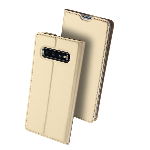 Fodral - Samsung Galaxy S10 Plus Guld Guld