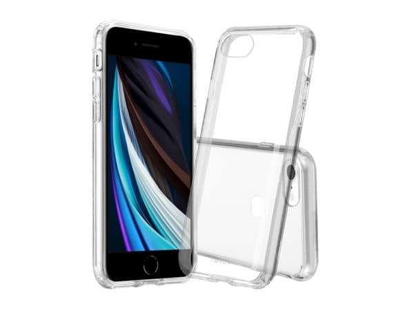 nevox StyleShell SHOCKFlex, Etui, Apple, iPhone SE 2020/8/7, 11,9 cm (4.7"), Gjennomsiktig