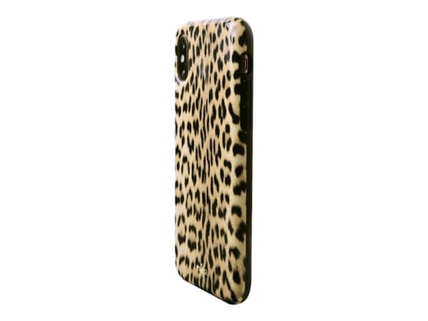 PURO Glam Leopard - Baksidedeksel for mobiltelefon - Leopard - for Apple iPhone X, XS