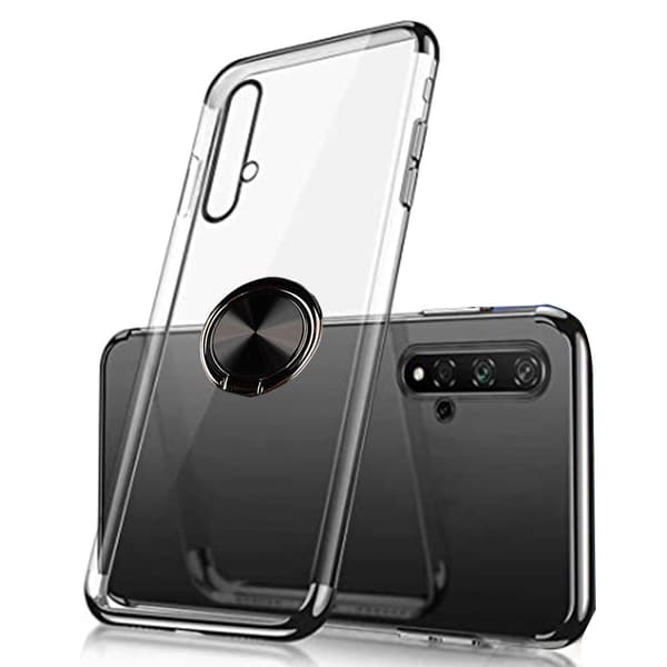 Praktiskt Skal med Ringh�llare - Huawei Nova 5T