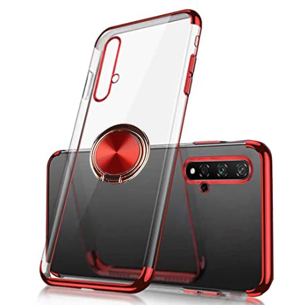 Praktiskt Skal med Ringh�llare - Huawei Nova 5T