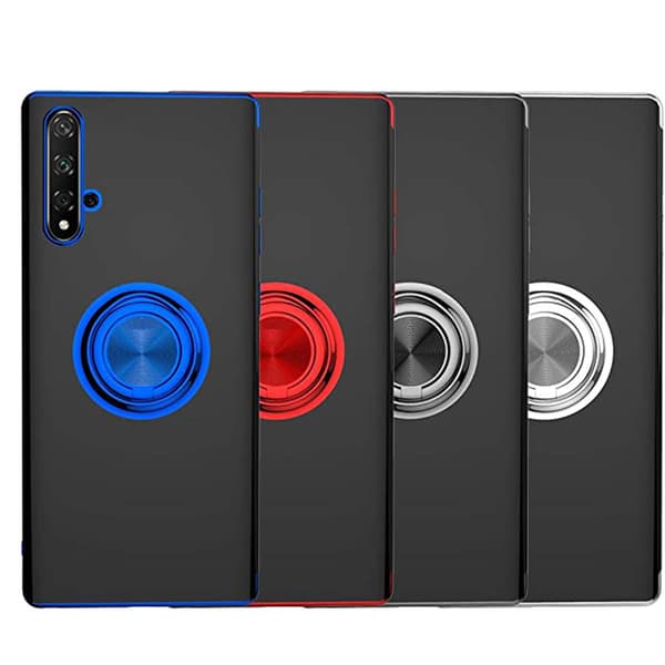 Praktiskt Skal med Ringh�llare - Huawei Nova 5T