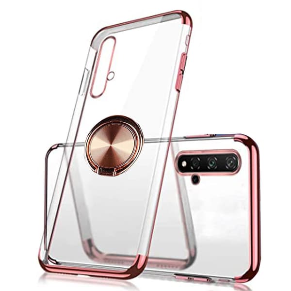 Praktiskt Skal med Ringh�llare - Huawei Nova 5T