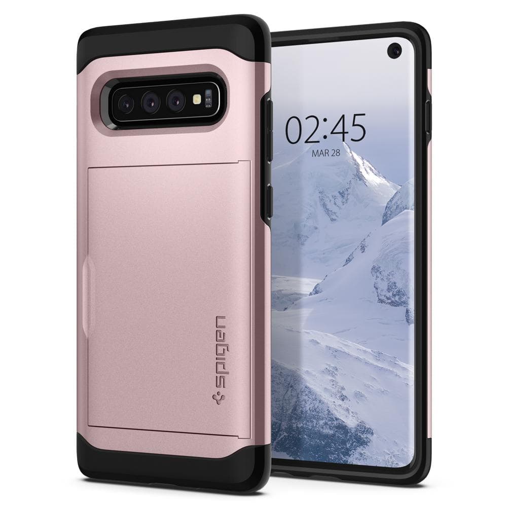Samsung Galaxy S10 Skal Slim Armor CS Roseguld