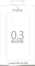 Miniatyrbilde 2 av 3: Puro PURO 0.3 Nude - Veske Huawei P20 Lite (2019) 6,4" (gjennomsiktig)