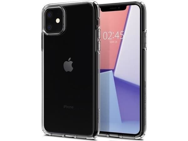 Spigen Crystal Flex, Etui, Apple, iPhone 11, Gjennomsiktig