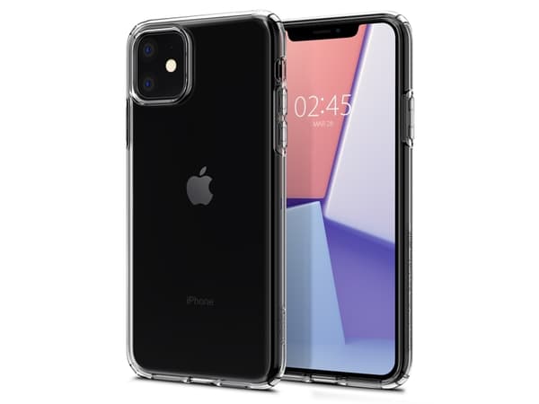Spigen Crystal Flex, Omslag, Apple, iPhone 11, Transparent