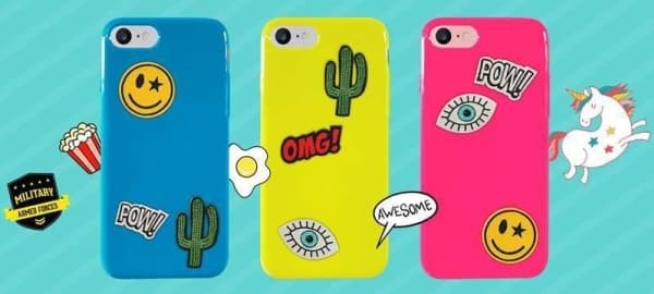 Puro Case Patch Mania Galaxy A3 (2017) + 5 Stickers yellow