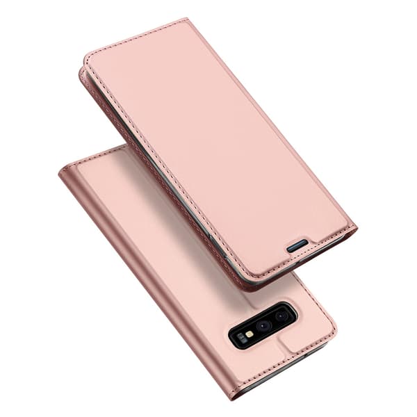 Samsung Galaxy S10e - Exklusivt Fodral med Kortfack Roséguld