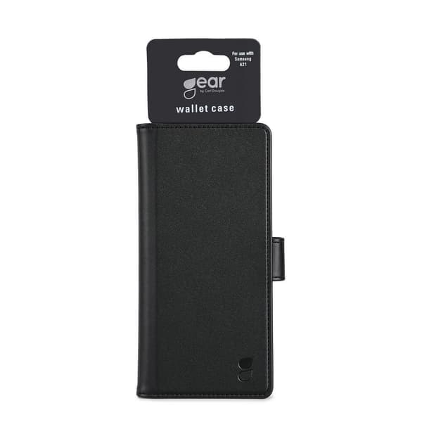 GEAR Walletcase Black for Samsung Galaxy A21