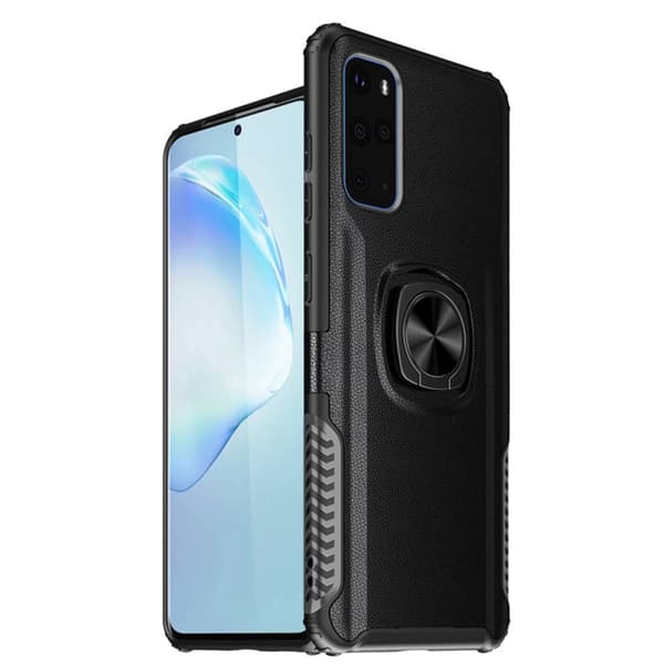 Smidigt Skal med Ringhållare - Samsung Galaxy S20 Plus