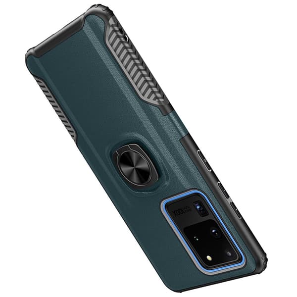 Genomt�nkt Skal med Ringh�llare - Samsung Galaxy S20 Ultra