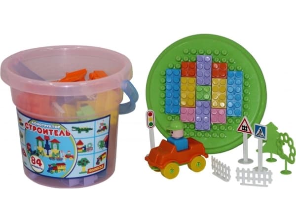 Polesie Constructor i en BUILDER-skopa, 84 e
