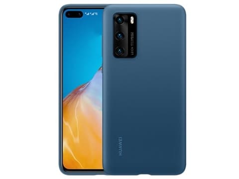 Huawei - Takakuori matkapuhelimelle - nestemäinen silikoni - mustesininen - Huawei P40 puhelimeen
