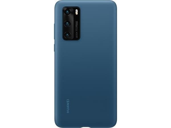 Huawei - Takakuori matkapuhelimelle - nestemäinen silikoni - mustesininen - Huawei P40 puhelimeen