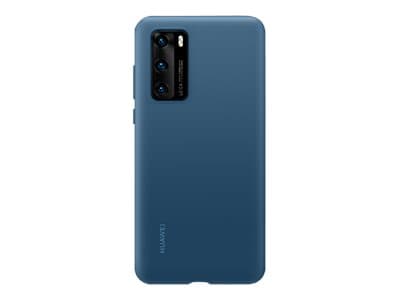 Huawei - Takakuori matkapuhelimelle - nestemäinen silikoni - mustesininen - Huawei P40 puhelimeen