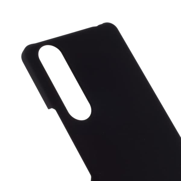 Rubberized Hard Plastic Case for Sony Xperia 10 II - Black