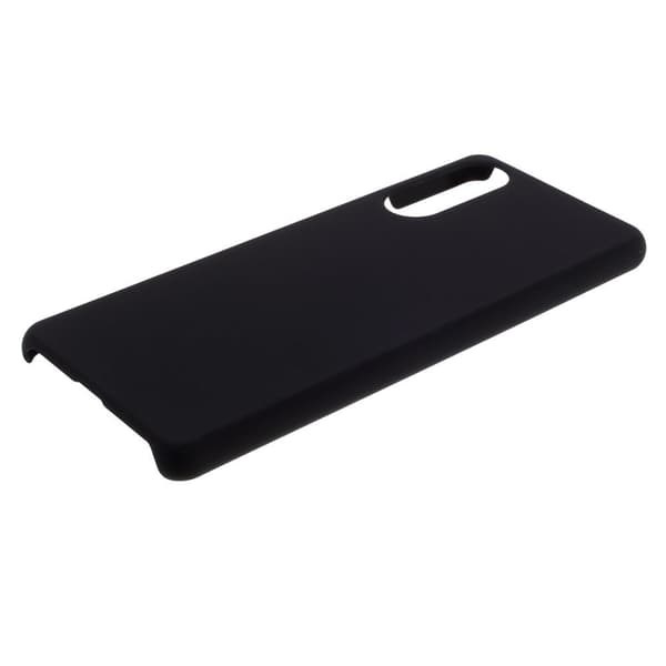 Rubberized Hard Plastic Case for Sony Xperia 1 II - Black