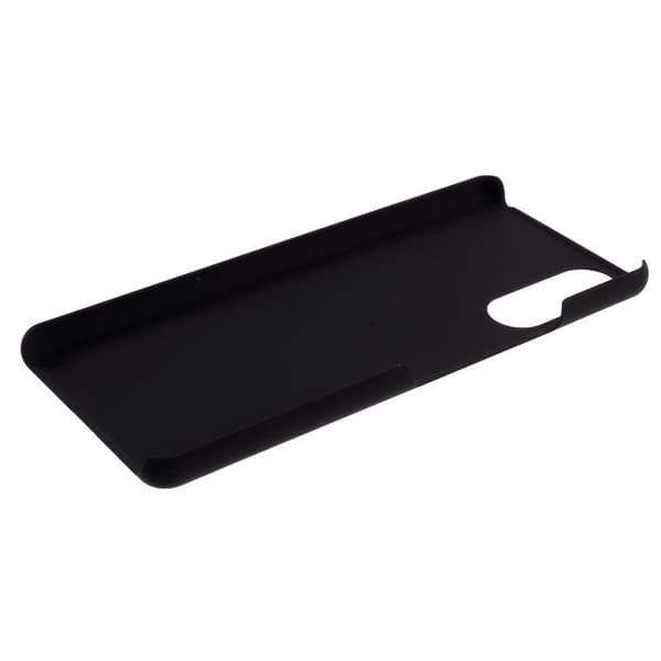 Rubberized Hard Plastic Case for Sony Xperia 1 II - Black
