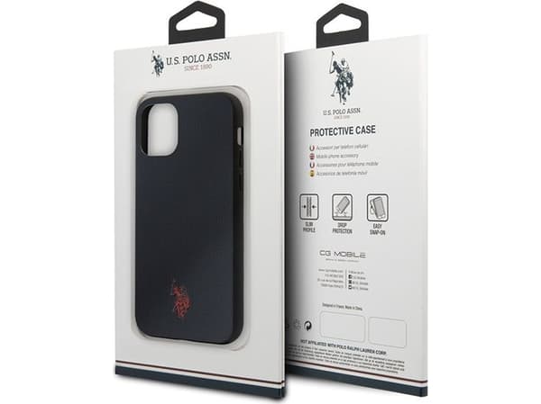 Us Polo Assn US Polo USHCN65PUNV Apple iPhone 11 Pro Max telefono dėklas mėlynos spalvos Polo Type Collection