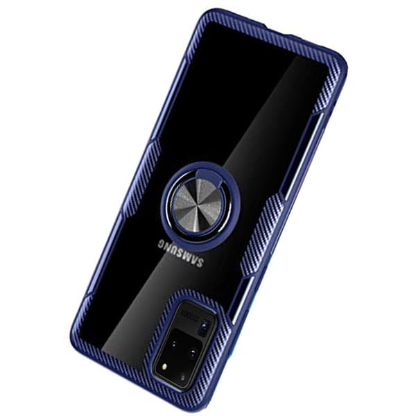 Samsung Galaxy S20 Ultra - Skyddande Skal med Ringhållare