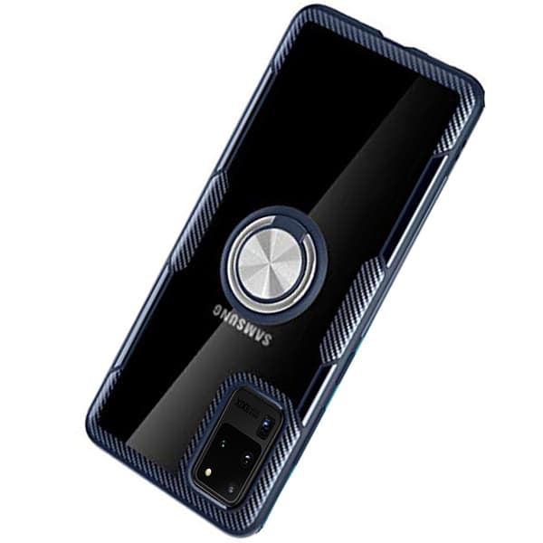 Samsung Galaxy S20 Ultra - Skyddande Skal med Ringhållare
