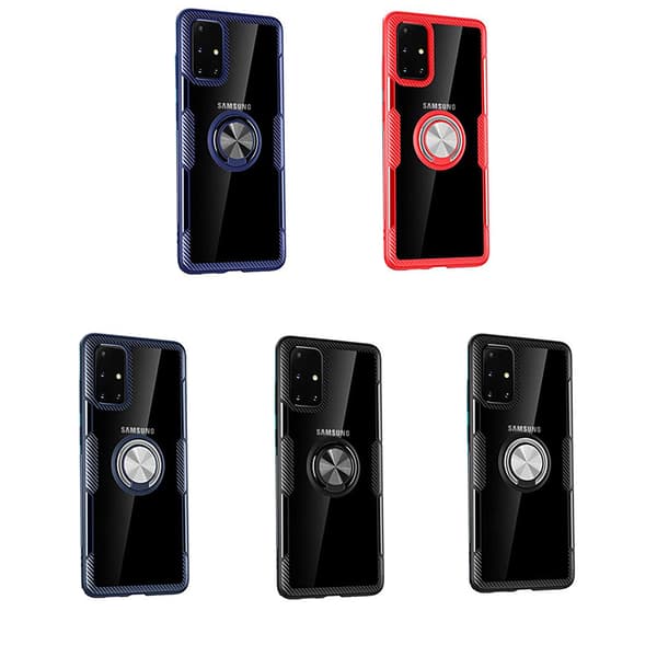 Praktiskt Skal med Ringhållare - Samsung Galaxy A51