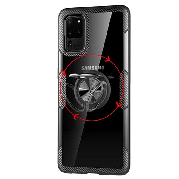 Effektfullt Skal med Ringhållare - Samsung Galaxy S20 Ultra