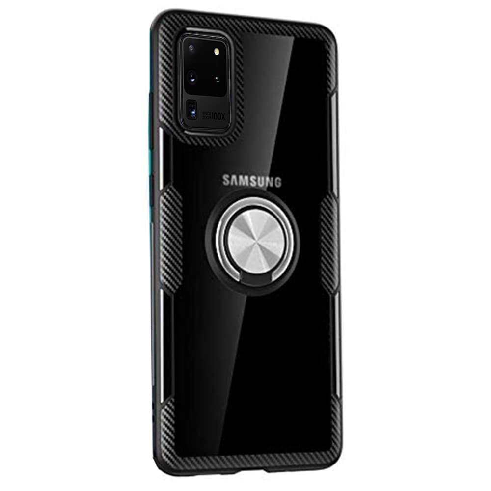 Samsung Galaxy S20 Ultra - Skyddsskal med Ringhållare