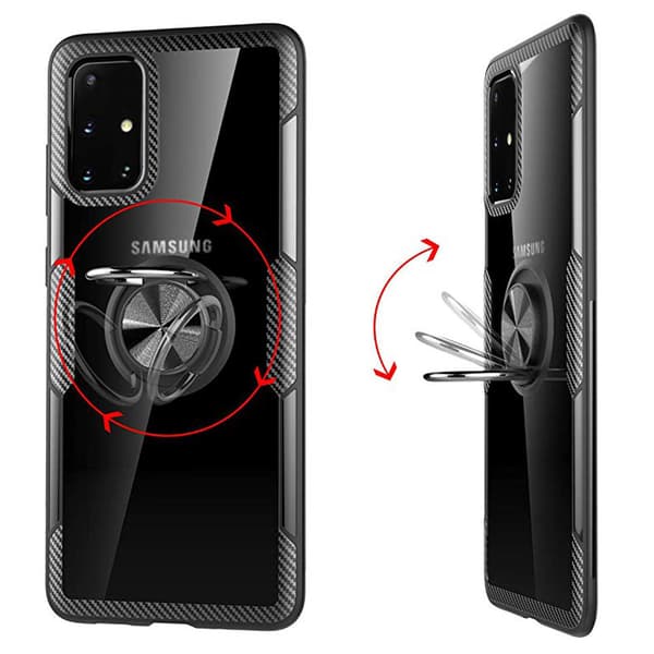 Samsung Galaxy A51 - Skyddsskal med Ringhållare