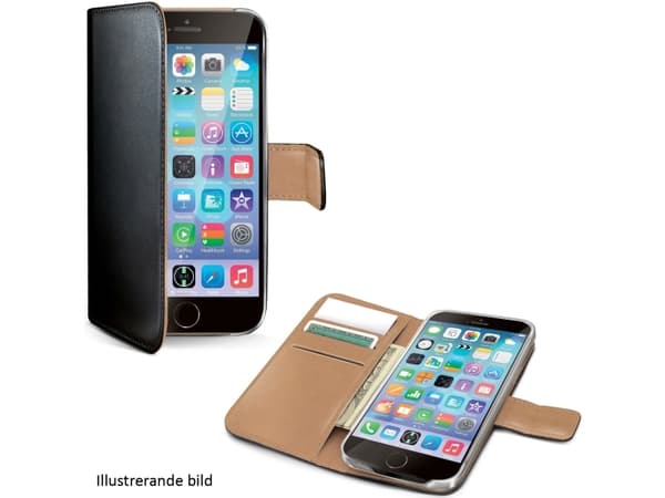 Celly WALLY800, Lompakkokotelo, Apple, iPhone 7, 11,9 cm (4.7"), Musta