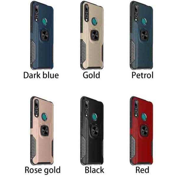 Skal med Ringhållare - Huawei P Smart Z