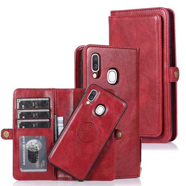 Elegant Dubbelfunktions Plånboksfodral - Samsung Galaxy A40