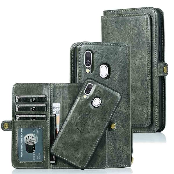Elegant Dubbelfunktions Plånboksfodral - Samsung Galaxy A40