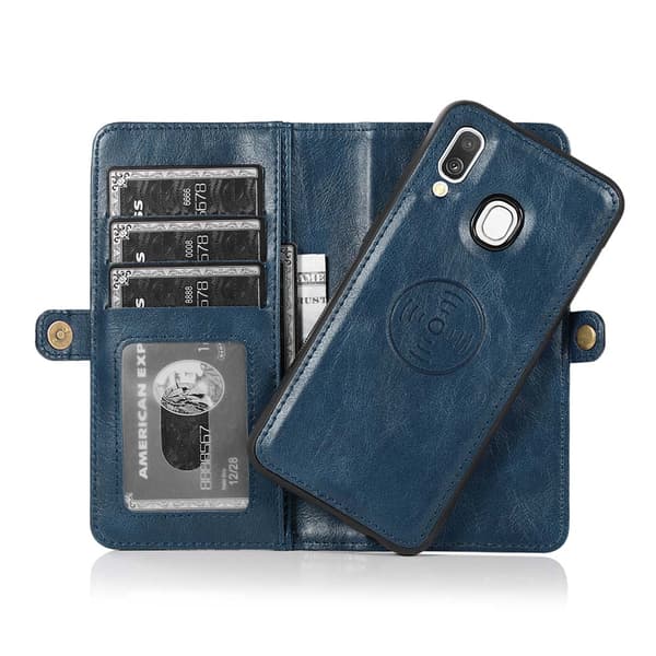 Elegant Dubbelfunktions Plånboksfodral - Samsung Galaxy A40