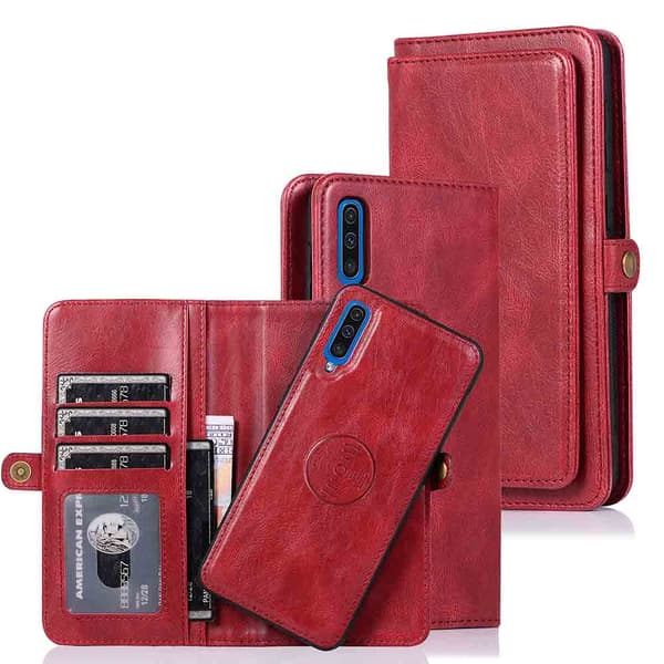 Samsung Galaxy A50 - Elegant Dubbel Plånboksfodral