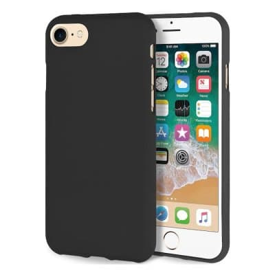 iiglo iPhone 7/8/SE 2020 Soft Feeling Compact - Svart
